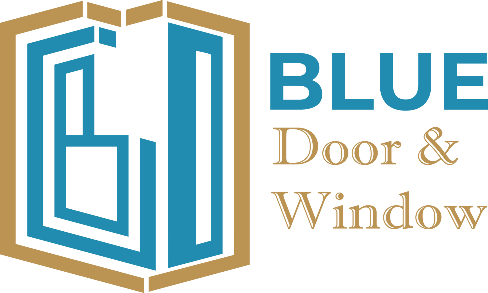 Blue Door & Window